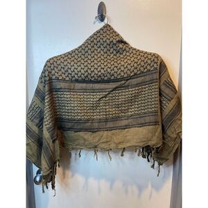 Green and Black Fashion Scarf/Wrap‎ 43"x43"